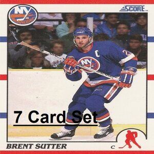 Brent Sutter Hockey Card Collection